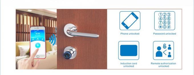 Otel Kapısı için mobil APP ile Bluetooth Akıllı Elektronik Kapı Kilidi Silindir