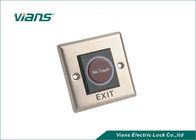 Kızılötesi Kapı Çıkış Düğmesi / Dokunmatik Sensörle Çıkmak İçin İtin, Paslanmaz Çelik Tabla