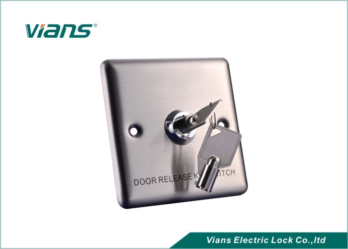 Kapı Güvenlik Sistemi için Key ile Popüler Paslanmaz Çelik Kapı Çıkış Düğmesi