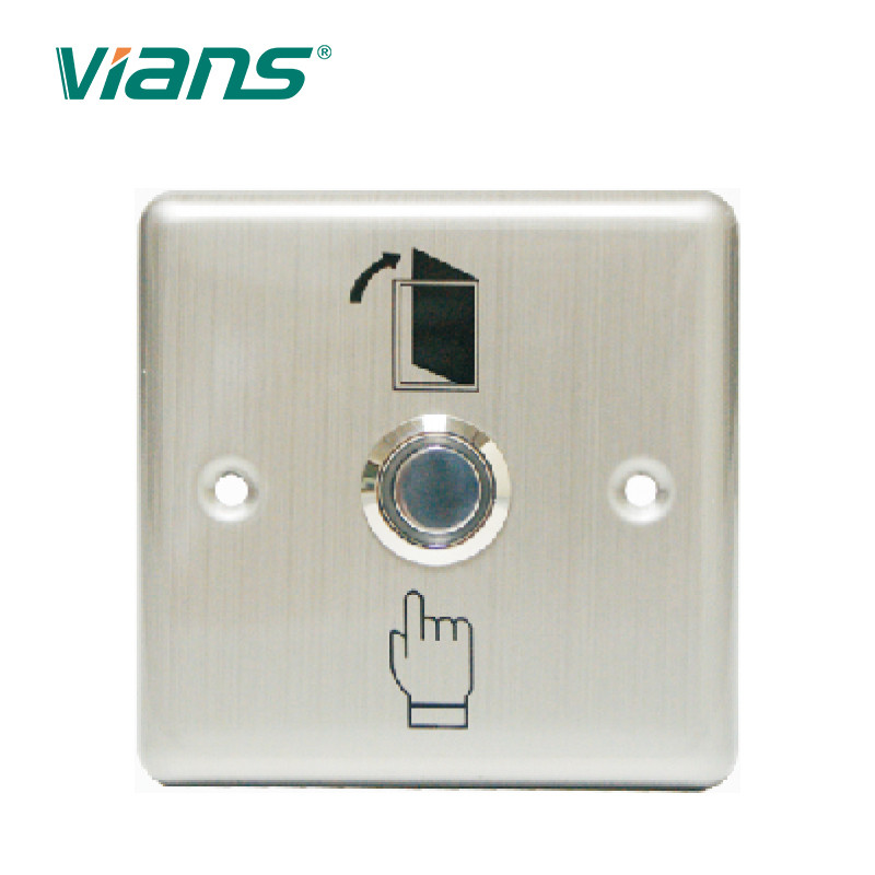 Güvenlik Kapı Geçiş Kontrol Sistemi için CE FCC Onaylı Kapı Çıkış Düğmesi 3A / 36V DC
