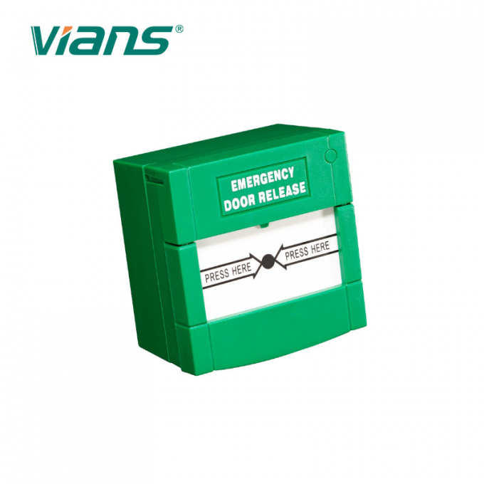 Cam Sıfırlanabilir Acil Kapı Açma Düğmesi Kapaklı Acil Anahtar 0