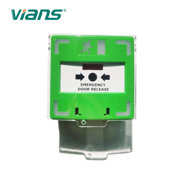 ABS PC Yangın Alarmı Acil Durum IP55 Kapı Çıkış Düğmesi Açma Acil 0