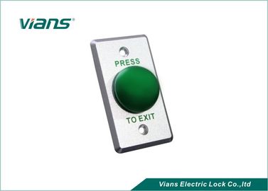Alüminyum Mantar Yeşil Kubbe Çıkış Düğmesi, Erişim Kontrolü İçin Kapı Açma Anahtarı